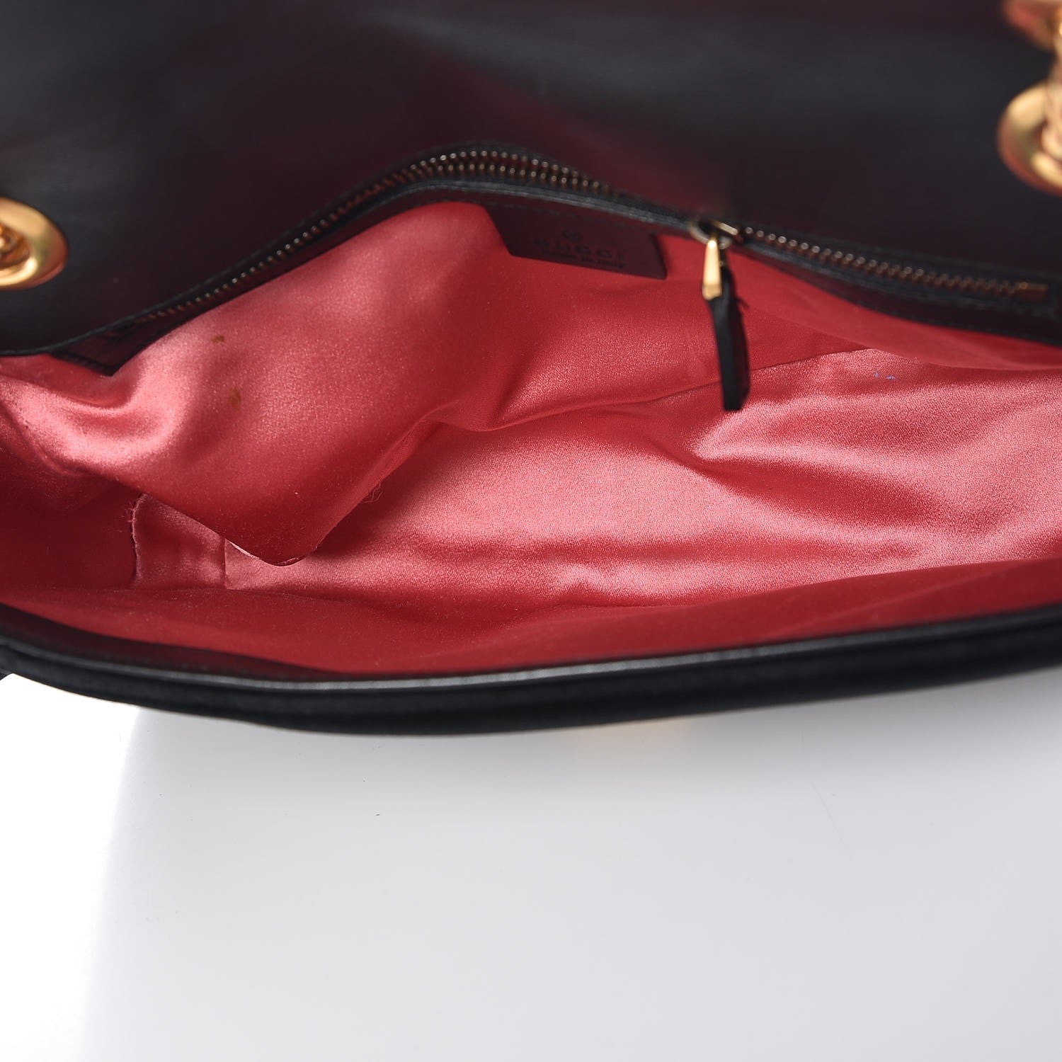 Gucci Velvet Matelasse Small GG Marmont Shoulder Bag Black 5 of 7