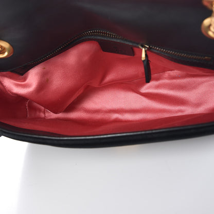 Gucci Velvet Matelasse Small GG Marmont Shoulder Bag Black 5 of 7