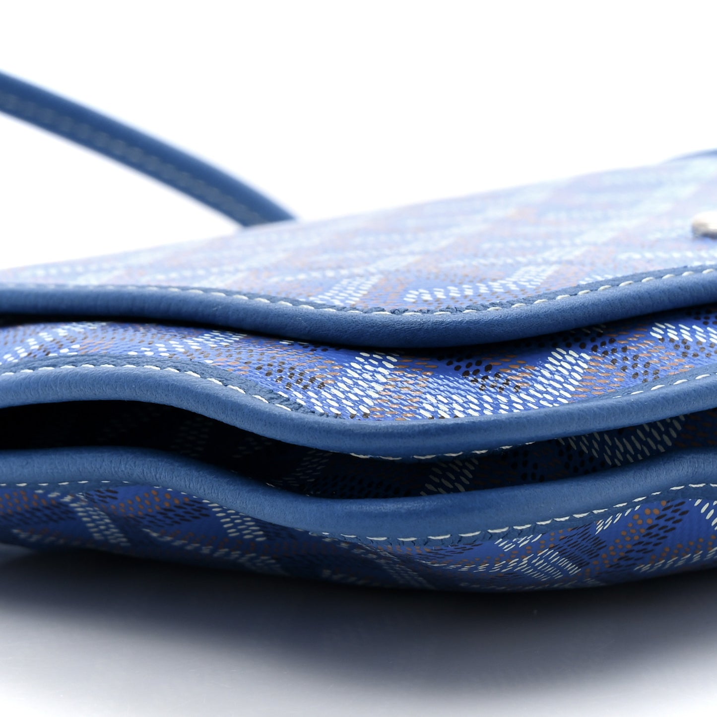 Goyardine Plumet Wallet Clutch Sky Blue