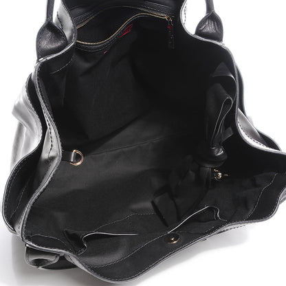 Valentino Garavani Nappa Double Pocket Bow Tote Black 5 of 7
