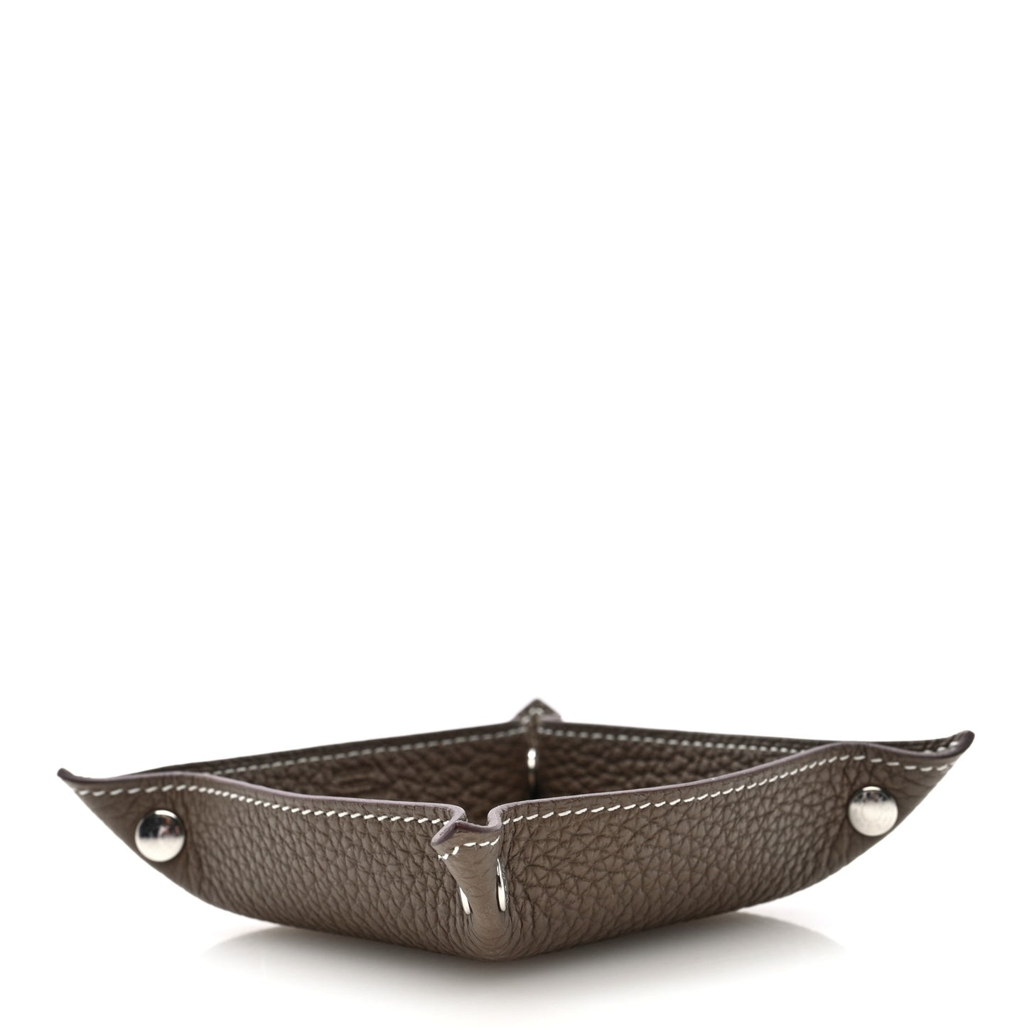 Taurillon Clemence Mini Mises et Relances Change Tray Etoupe