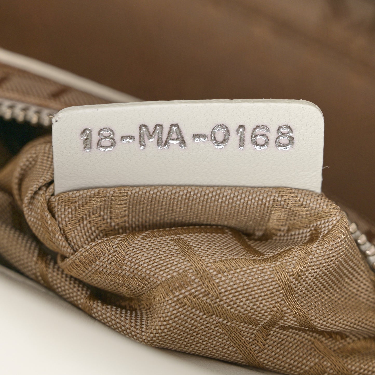 Lambskin Cannage Mini Lady Dior White