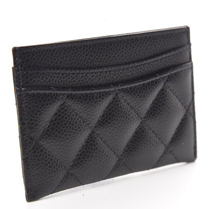 Chanel Caviar Quilted Card Holder Black 3 of 9