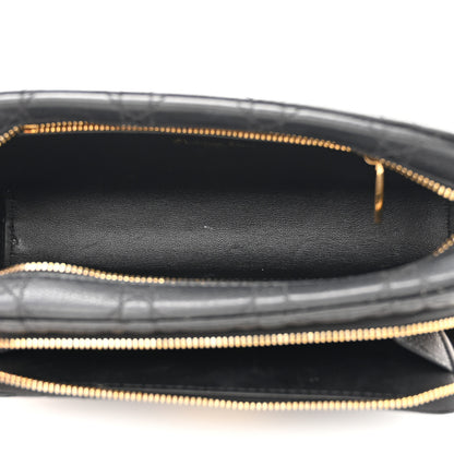 Christian Dior Supple Calfskin Caro Double Pouch Black 6 of 14