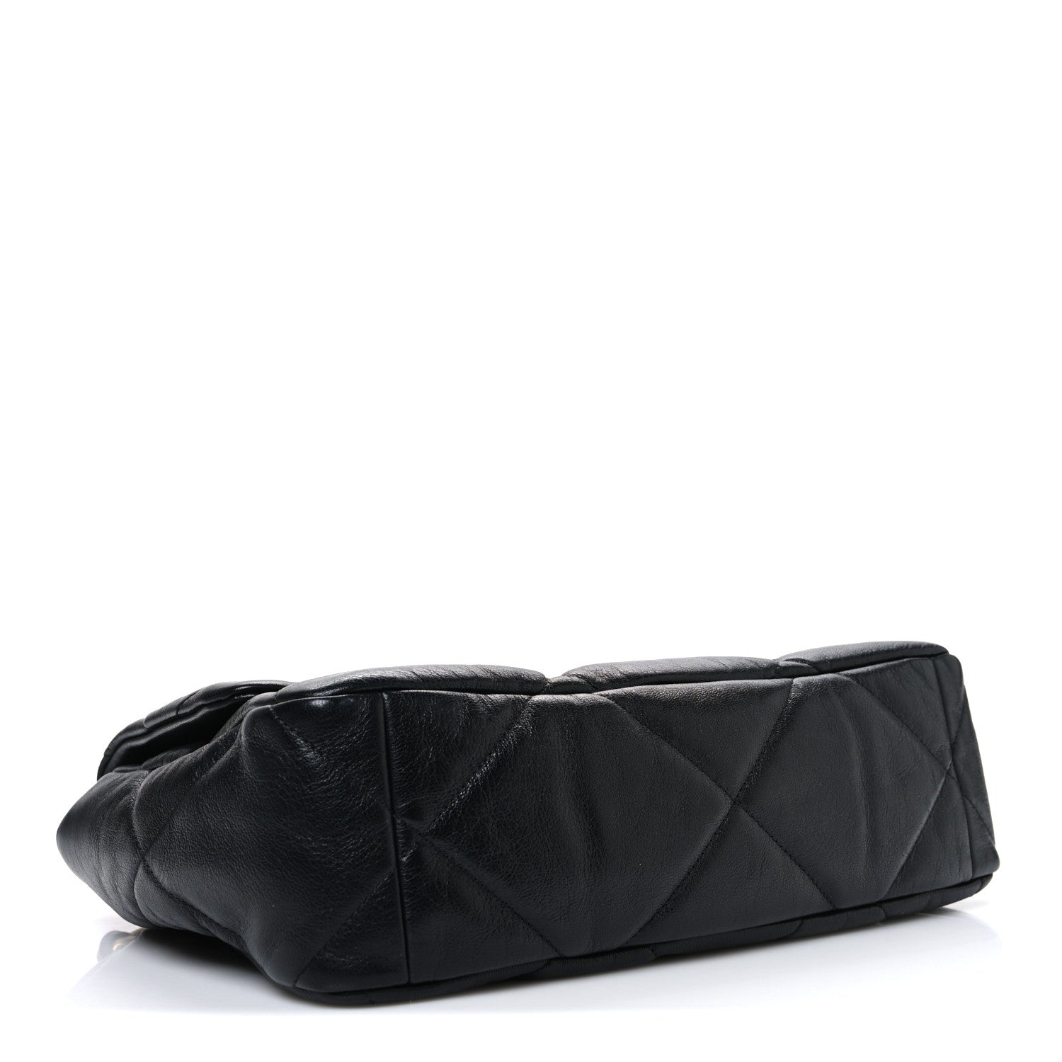 Chanel Goatskin Quilted Large Chanel 19 Flap Black 4 of 10
