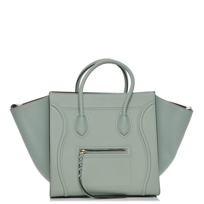 Celine Supple Calfskin Medium Phantom Luggage Jade 1 of 8