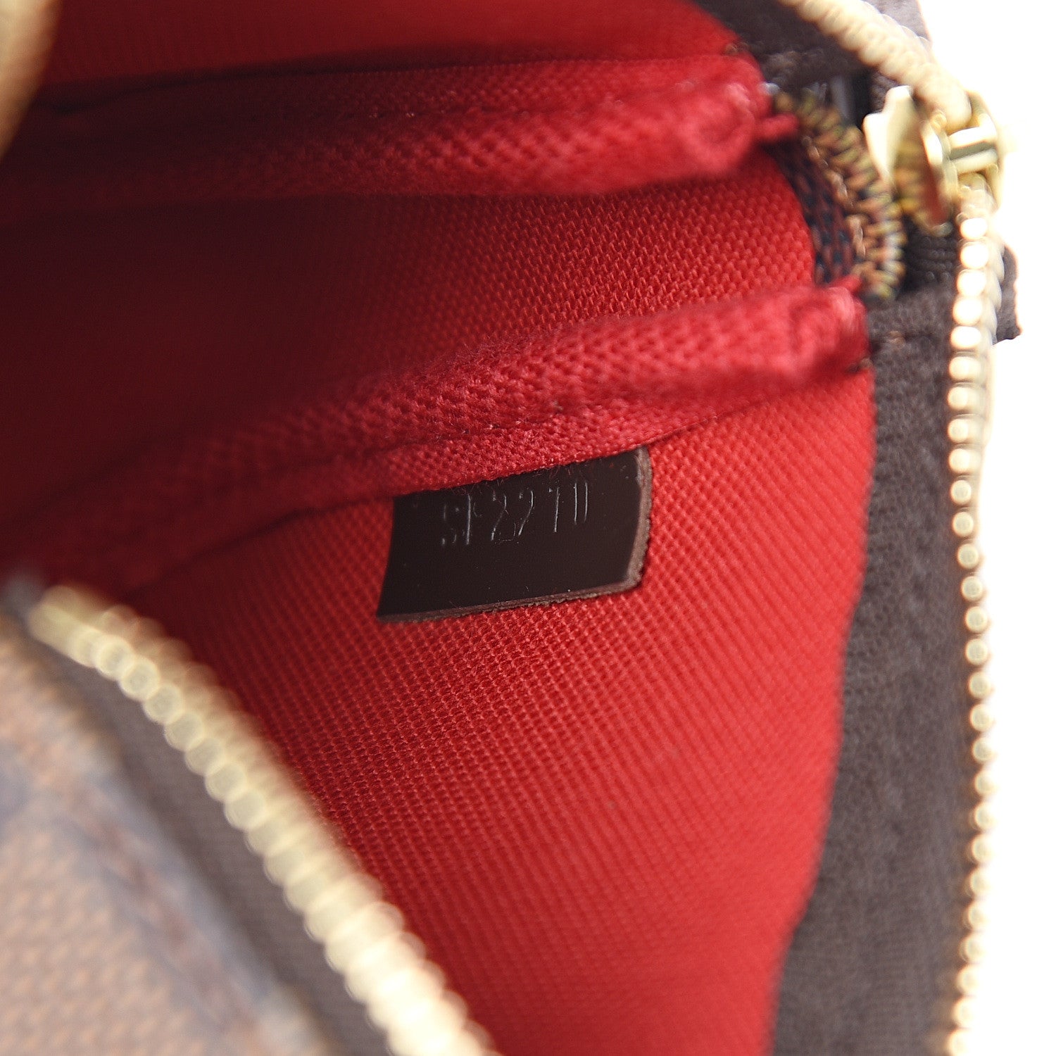 Louis Vuitton Damier Ebene Mini Pochette Accessories 6 of 7