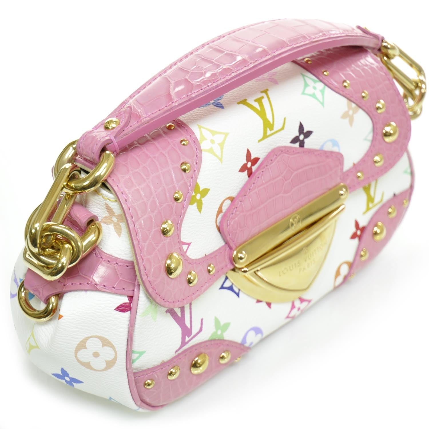 Louis Vuitton Monogram Multicolor Alligator Marilyn 3 of 10