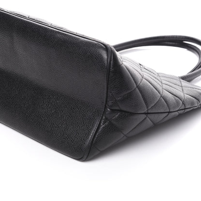 Chanel Caviar Quilted Medallion Tote Black 9 of 11