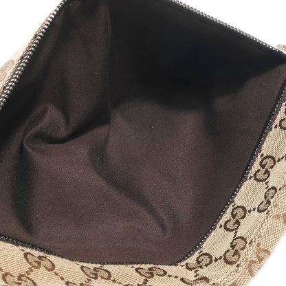 Gucci GG Monogram Double Pocket Belt Bag Dark Brown 8 of 8