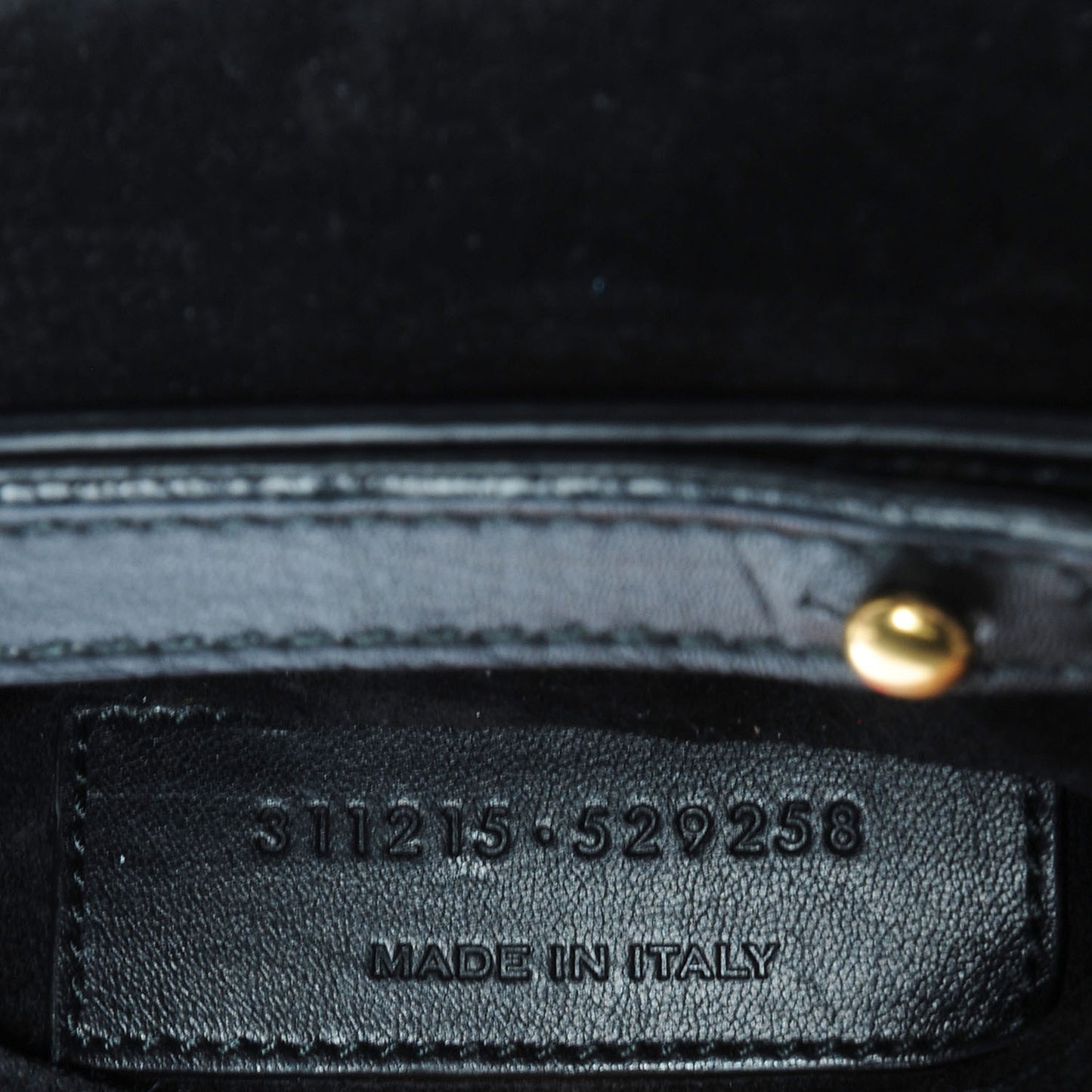 Calfskin Mini Y Ligne Crossbody Pochette Bag Black