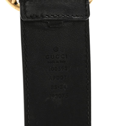 Gucci Calfskin Double G 40mm Belt 85 34 Black 5 of 8