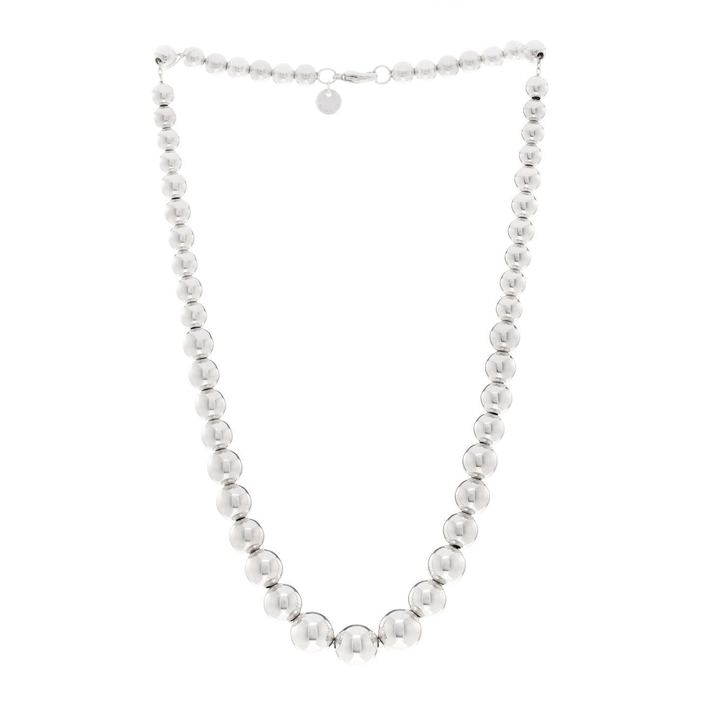 Sterling Silver HardWear Graduated Ball Necklace