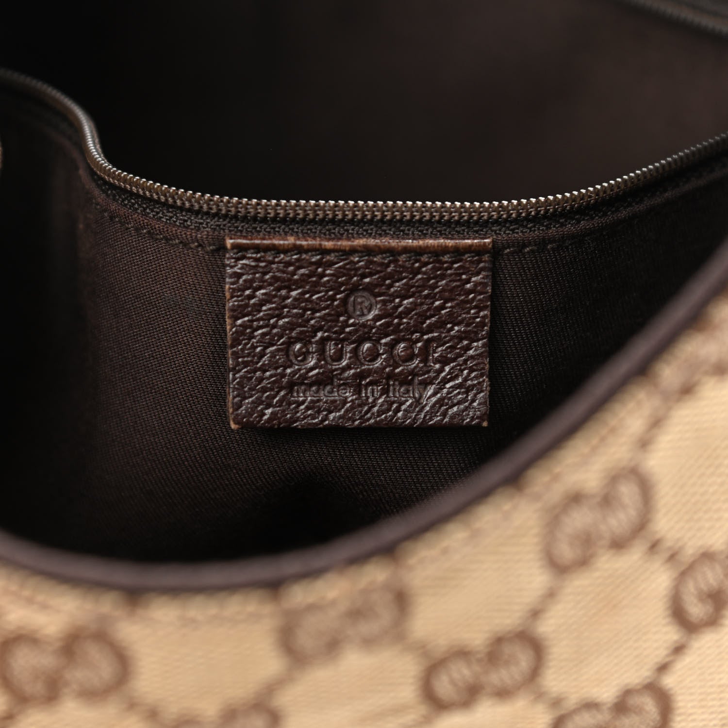 Gucci Monogram Shoulder Bag Dark Brown 5 of 14