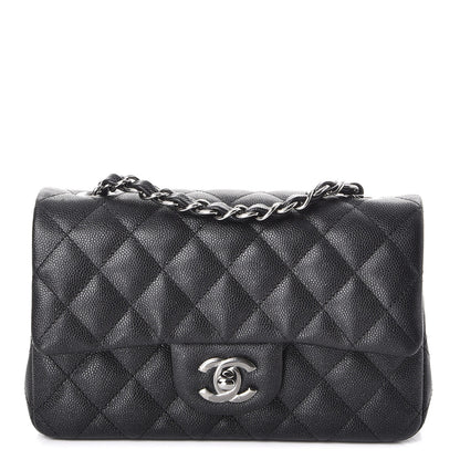 Chanel Iridescent Caviar Quilted Mini Rectangular Flap Black 1 of 8