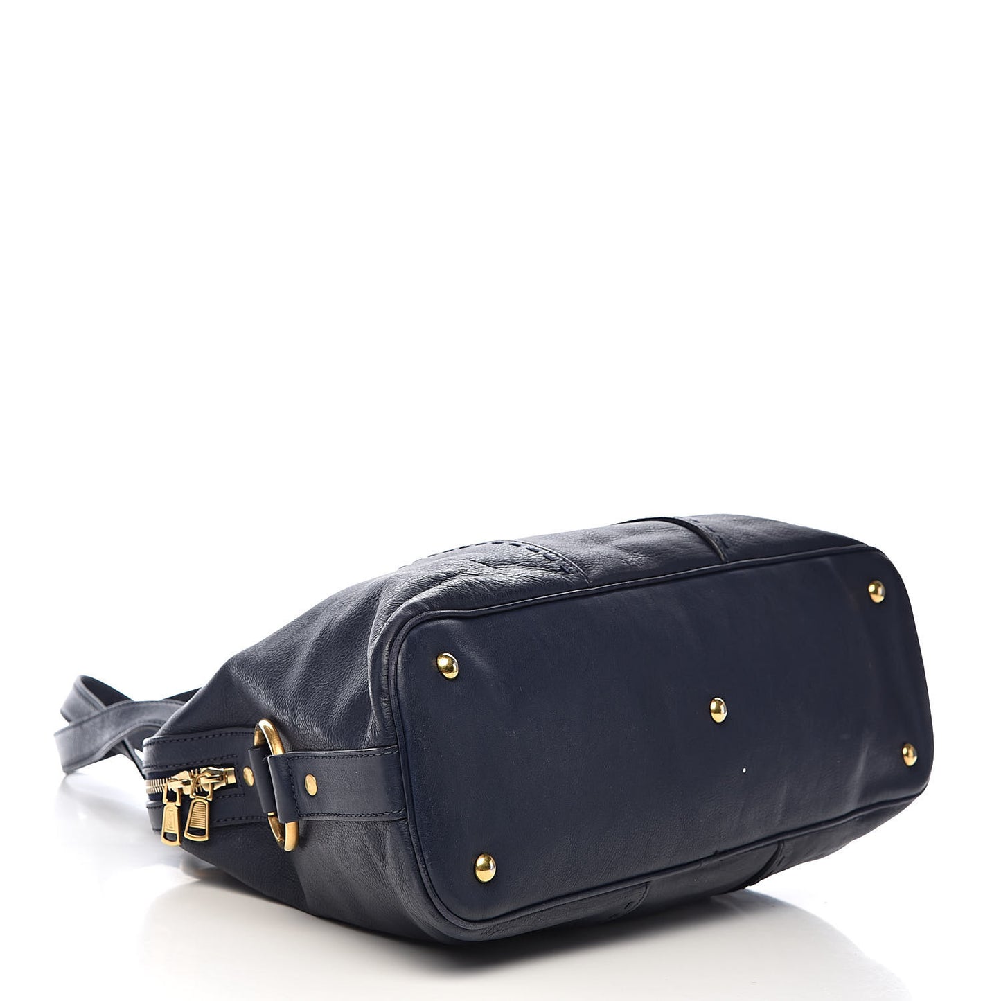 Calfskin Large Muse Navy Blue