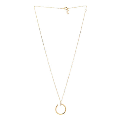 Cartier 18K Yellow Gold Diamond Juste Un Clou Pendant Necklace 3 of 5
