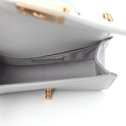 Chanel Caviar Quilted Small Boy Flap Grey 5 of 9