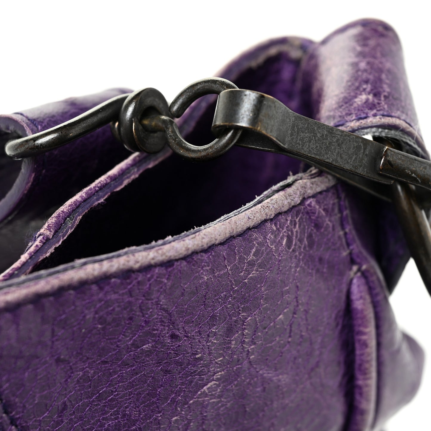 Agneau Classic Hardware Velo Dark Violet
