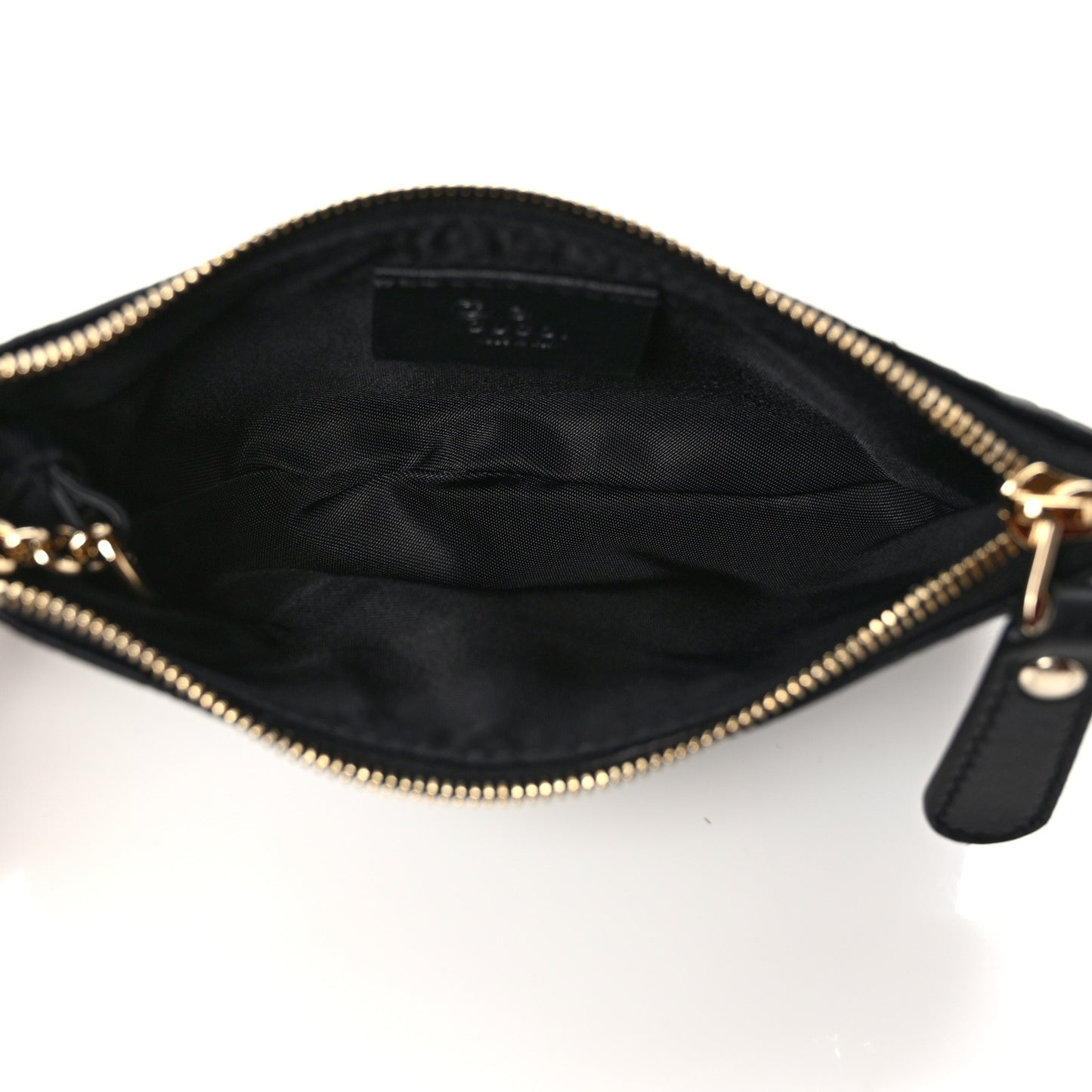Microguccissima Key Ring Coin Case Black