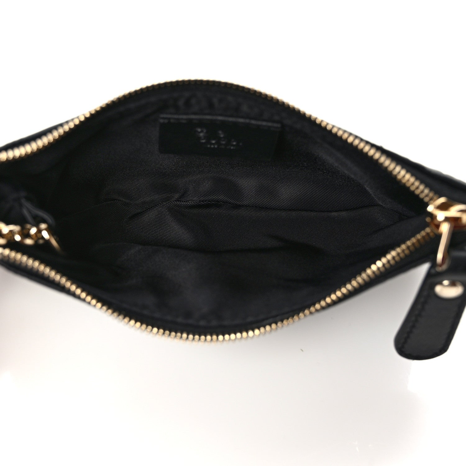 Gucci Microguccissima Key Ring Coin Case Black 5 of 8