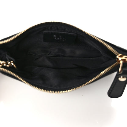 Gucci Microguccissima Key Ring Coin Case Black 5 of 8