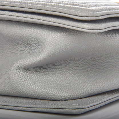 Chanel Caviar Quilted Medium Boy Flap Grey 8 of 8