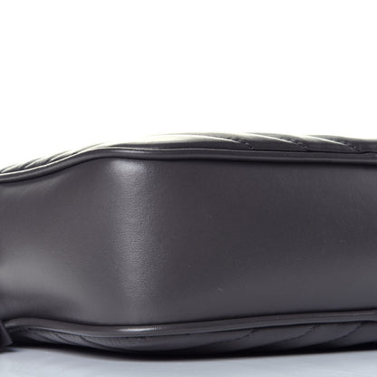 Saint Laurent Calfskin Matelasse Monogram Lou Camera Bag Asphalt 7 of 9