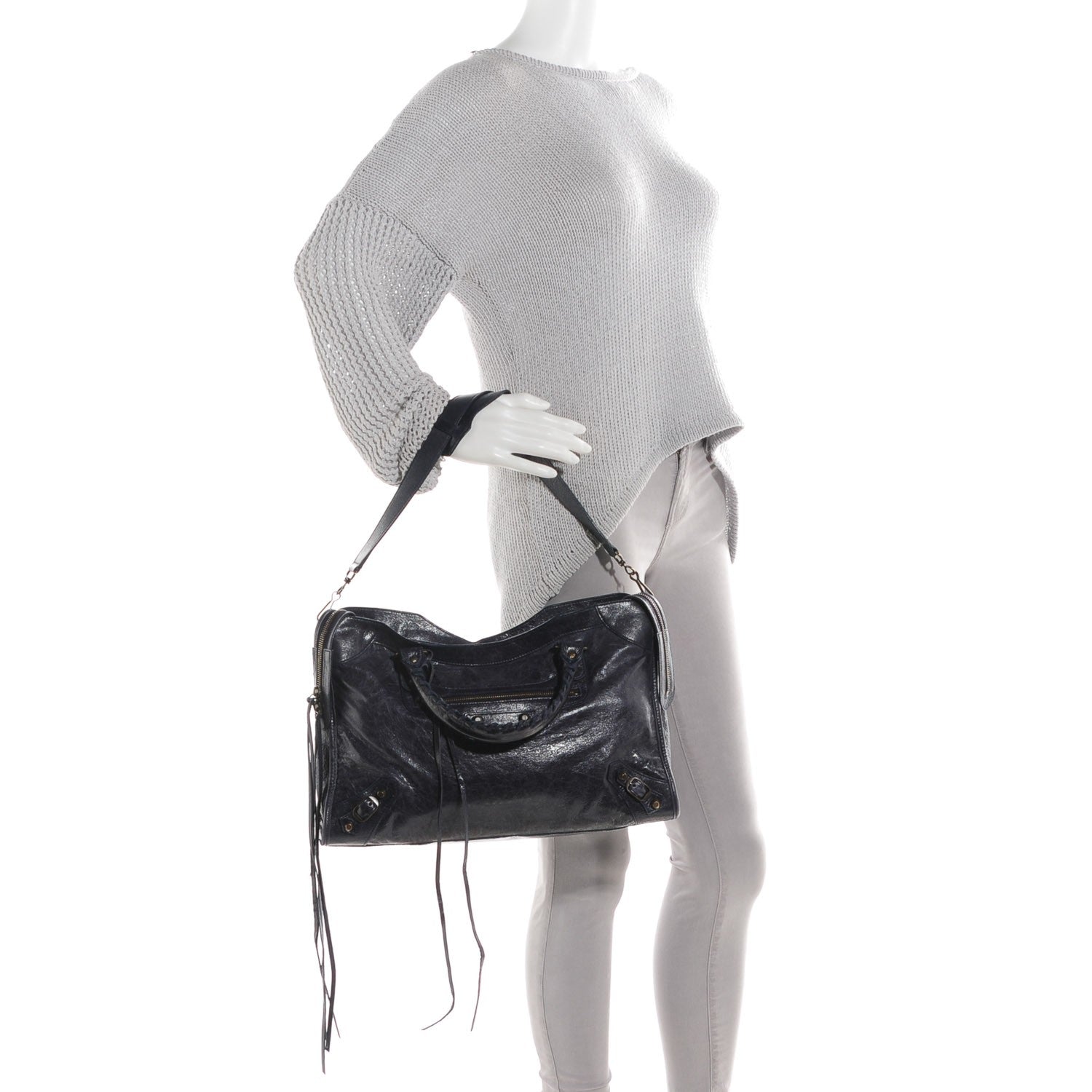 Balenciaga Chevre Classic Hardware City Ink 2 of 14