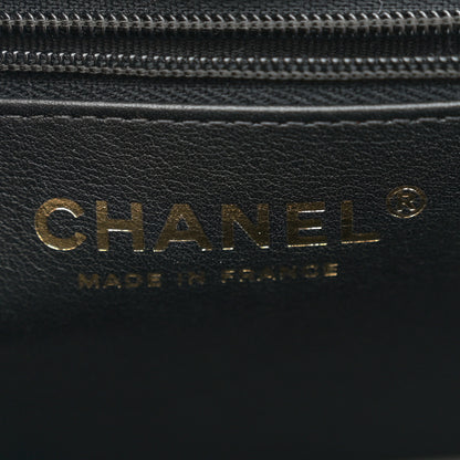 Chanel Shiny Aged Calfskin Quilted Nano Kelly Shopper Black 6 of 10