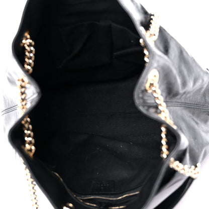 Gucci Patent Medium Soho Chain Shoulder Bag Black 4 of 16