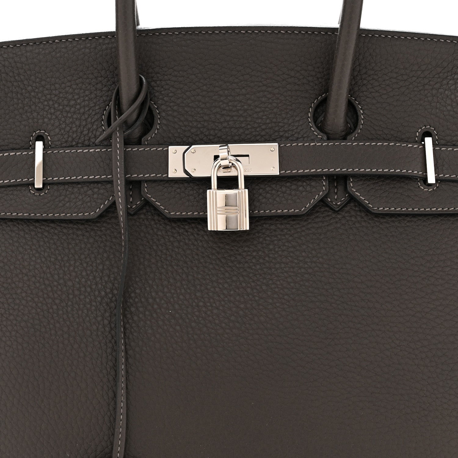 Hermes Taurillon Clemence Birkin 35 Graphite 8 of 10