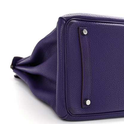 Hermes Togo BIRKIN 35 Iris 9 of 13