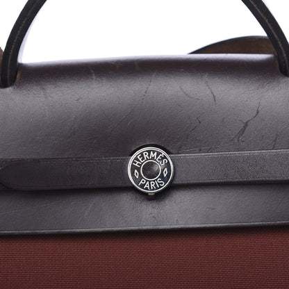 Hermes Toile Vache Hunter Herbag Zip 39 MM Rouge H Ebene 10 of 11