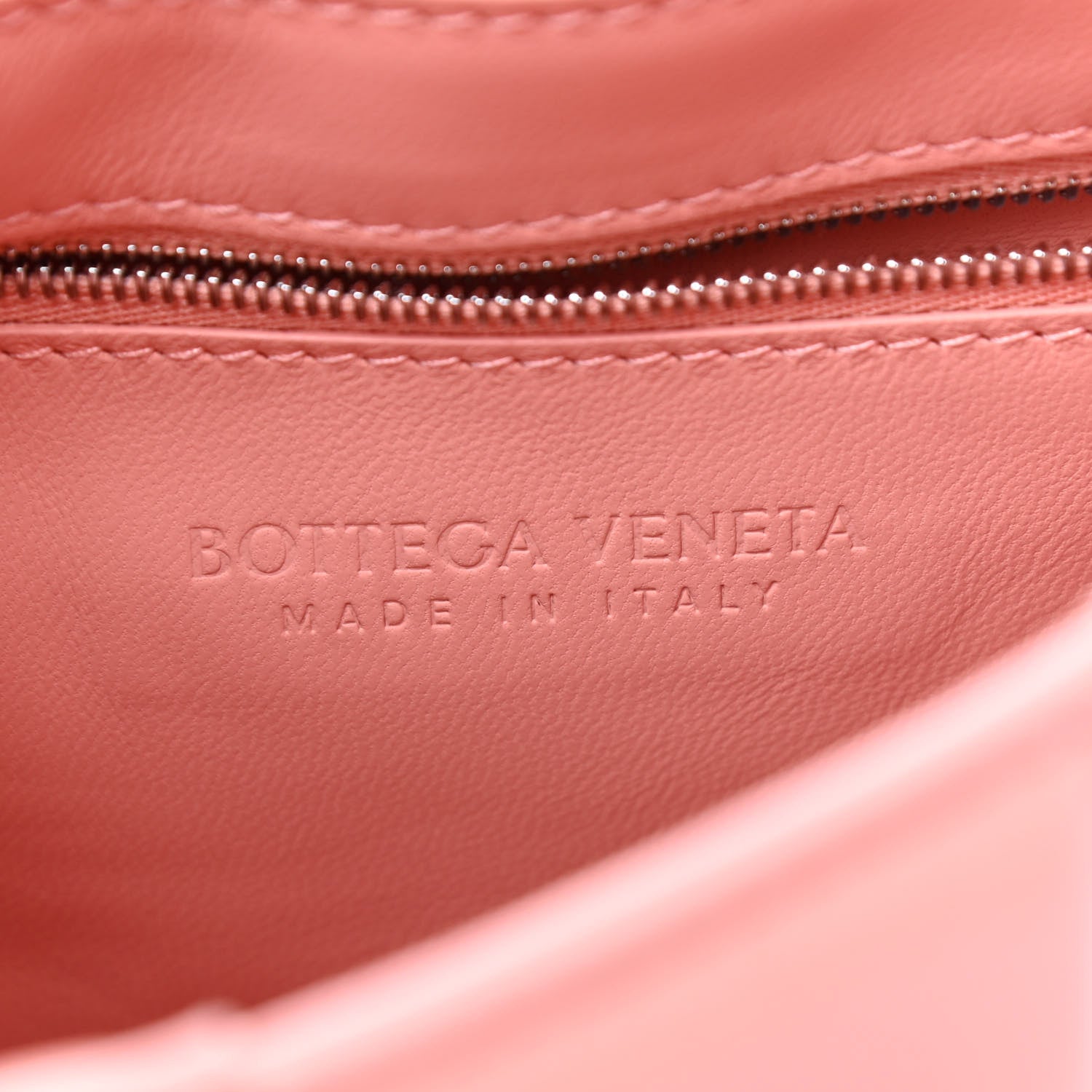 Bottega Veneta Nappa Maxi Intreccio Padded Cassette Crossbody Bag Peachy 6 of 9