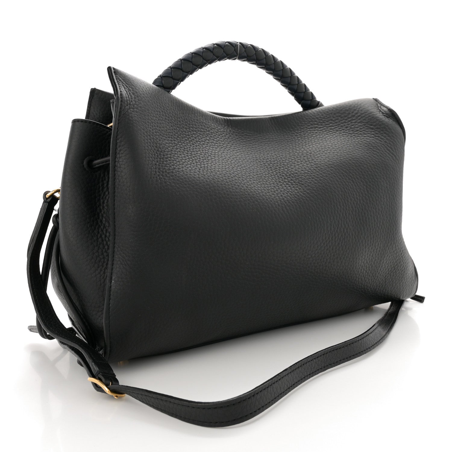 Mulberry Heavy Grain Iris Tote Black 3 of 16