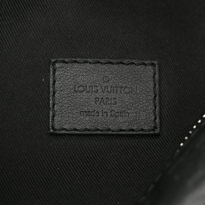 Louis Vuitton Calfskin Monogram Shadow Discovery Bumbag Black 6 of 9