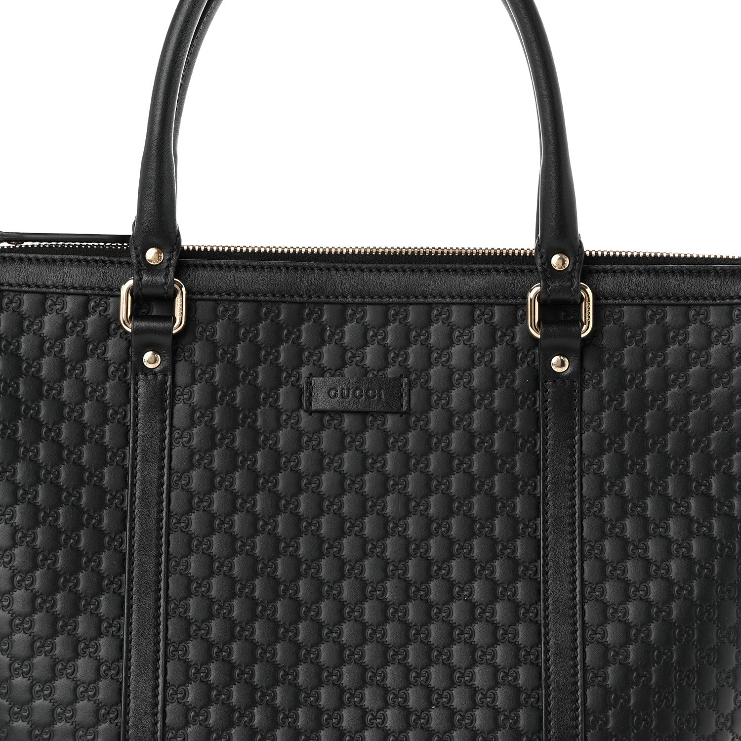Gucci Soft Microguccissima Small Zippered Satchel Black 7 of 9