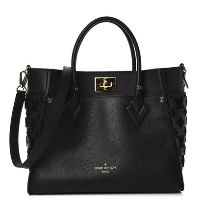 Louis Vuitton Calfskin Monogram Tufting On My Side Black 1 of 12