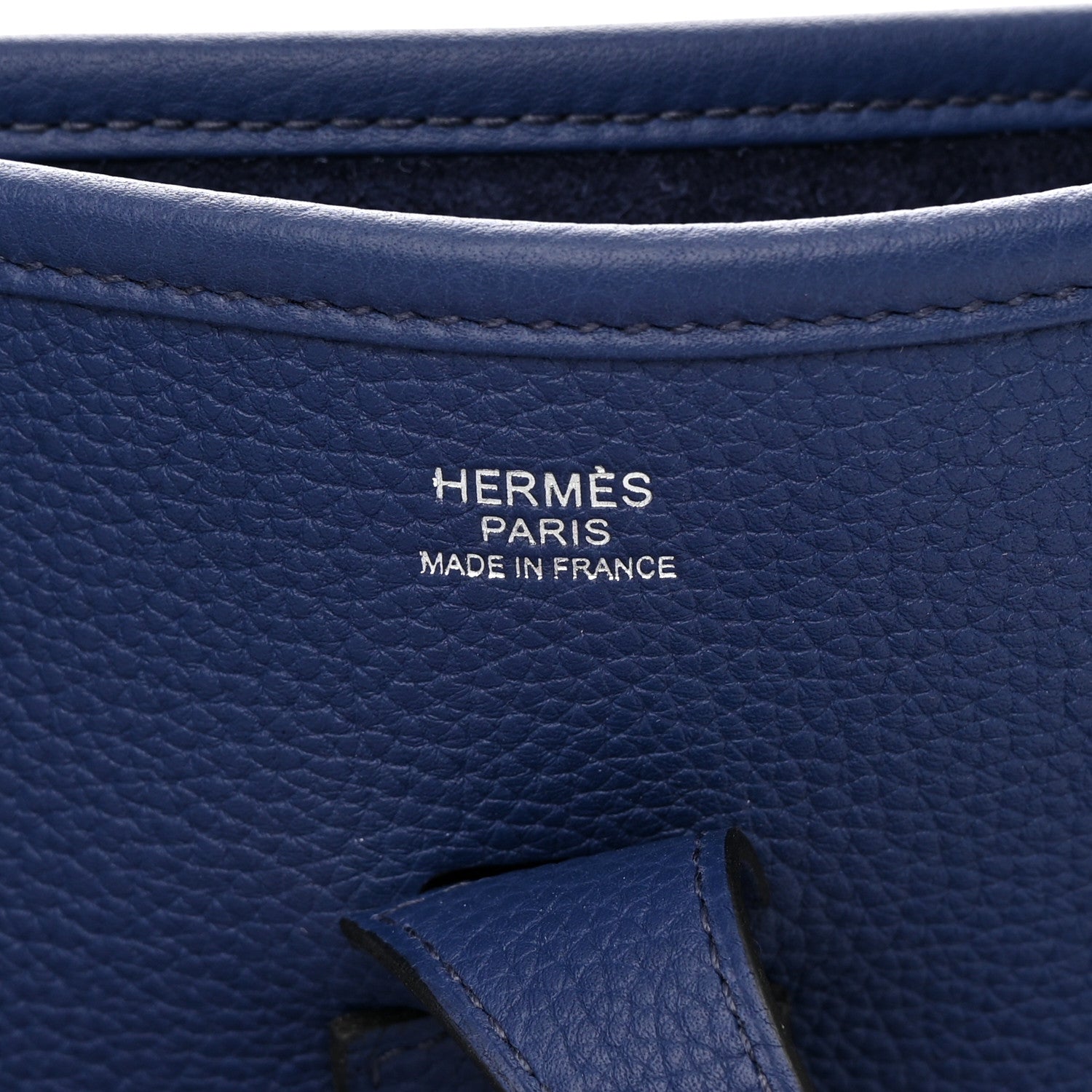 Hermes Taurillon Maurice Evelyne III PM Bleu Saphir 6 of 13