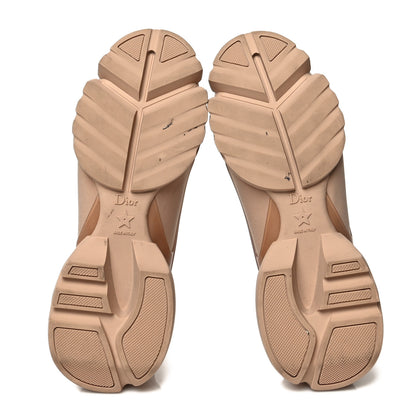 Christian Dior Neoprene Rubber Womens D-Connect Sneakers 37.5 Nude 5 of 9