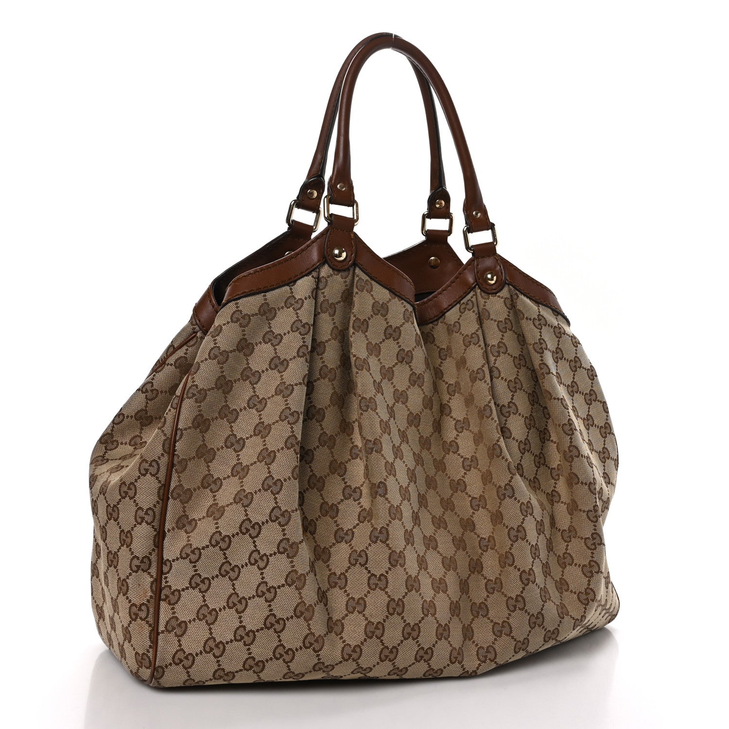 Gucci Monogram Large Sukey Tote Brown 3 of 12