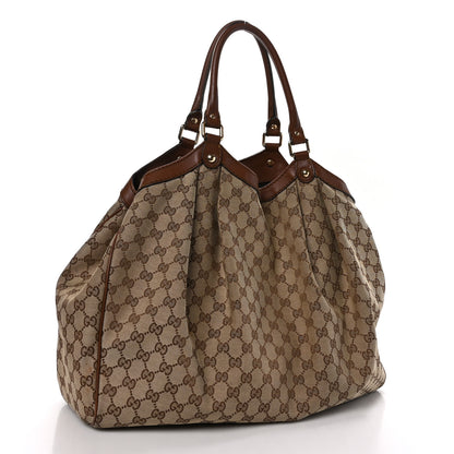 Gucci Monogram Large Sukey Tote Brown 3 of 12