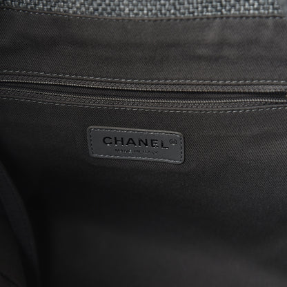 Chanel Canvas Large Deauville Backpack Grey 5 of 9