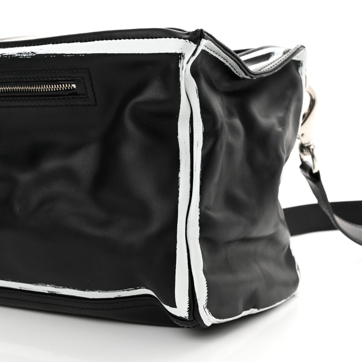 Givenchy Calfskin Medium Logo Pandora Black 10 of 12