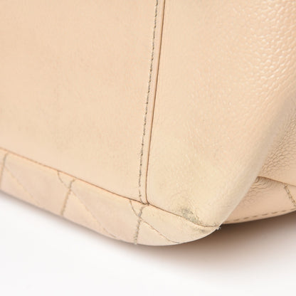 Chanel Caviar Quilted Grand Shopping Tote GST Beige 19 of 19