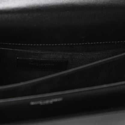 Saint Laurent Calfskin Medium Monogram Sunset Black 8 of 10