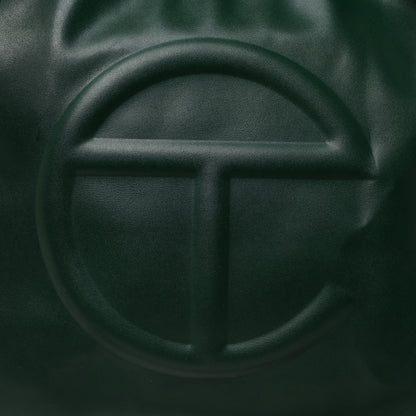 Telfar Vegan Leather Large Shopping Bag Dark Olive 7 of 19