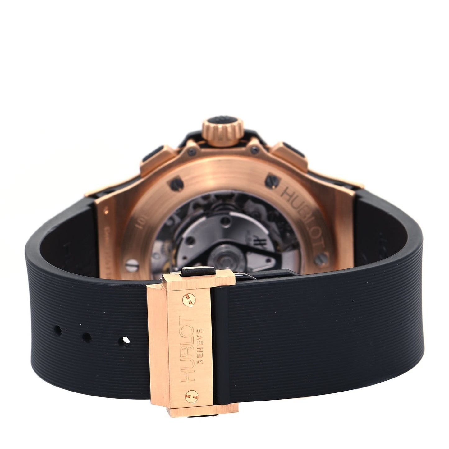 18K Rose Gold Titanium Rubber 44mm Big Bang Evolution Automatic Watch Black 301.PM.1780. RX