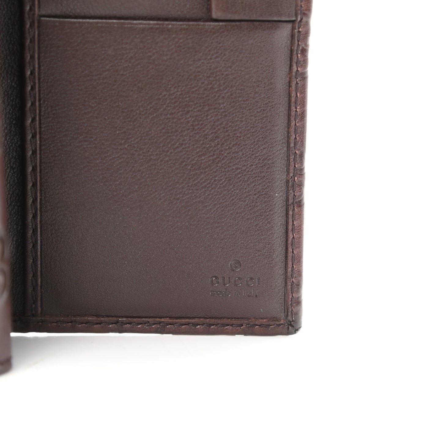 Guccissima Indy Continental Wallet Brown